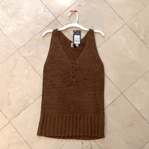 Sleeveless summer sweater!